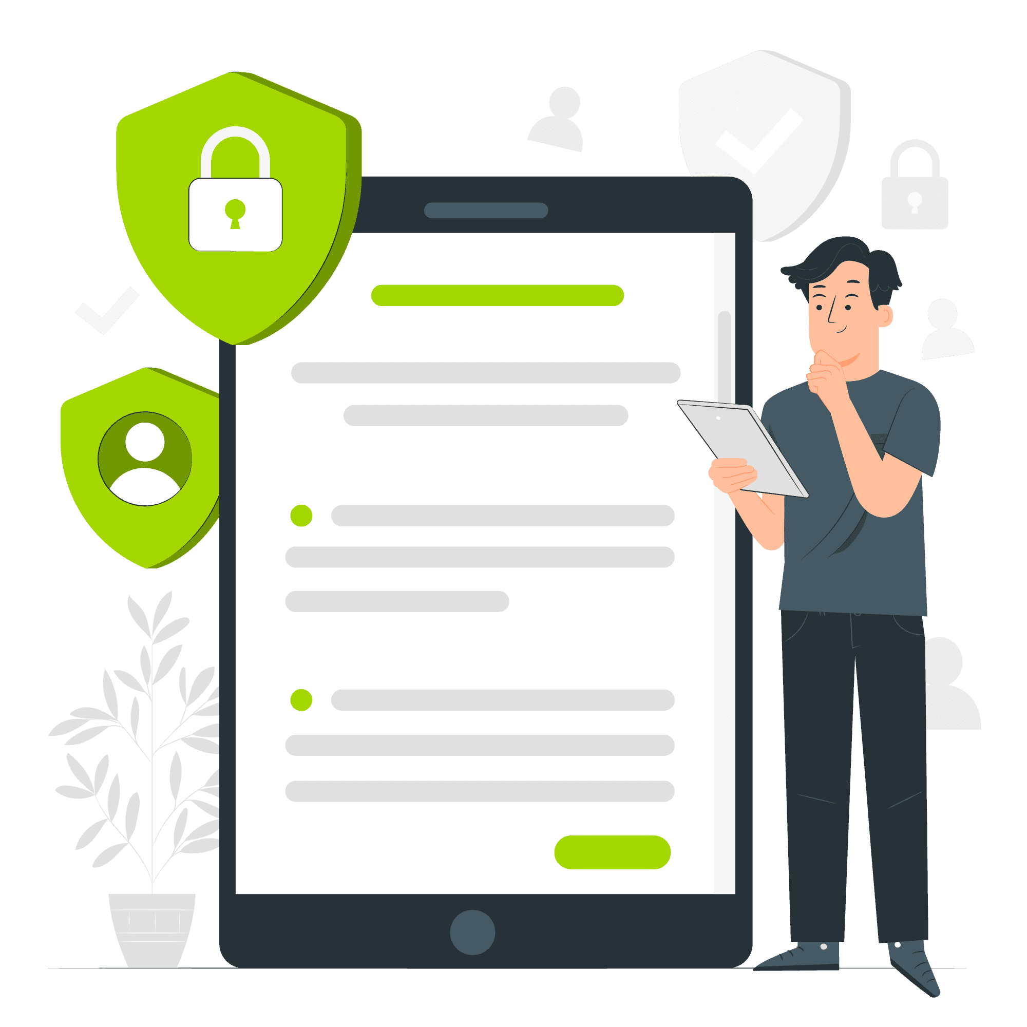 Privacy policy illustration